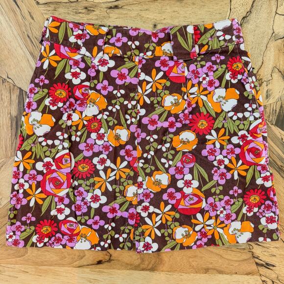 Bette & Court, Retro Floral Print Skort, Activewear, Golf Skort Skirt, Women's 4 - Picture 8 of 8